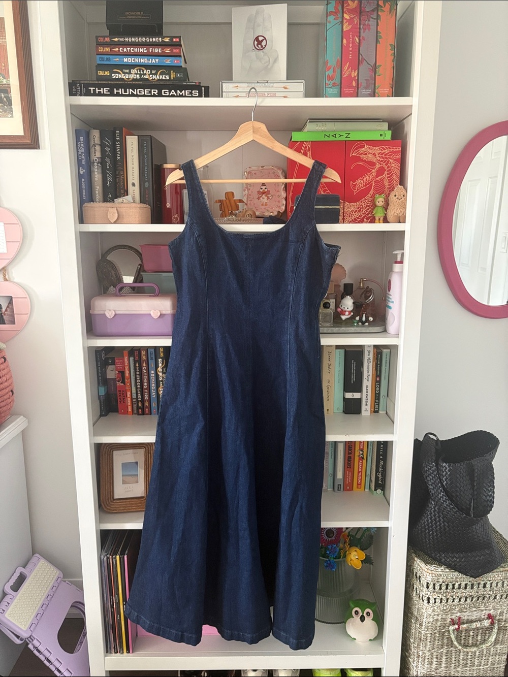 BNWT the gap size s denim blue dress